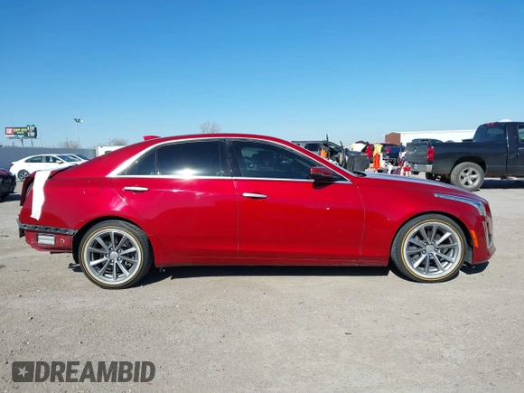 2018 Cadillac CTS Sedan Luxury AWD with VIN 1G6AX5SX0J0141744, listed as a IAAI auction lot 41402270 with 75,620 mi miles. Bid and sale history available at carsss.com. Image 14.