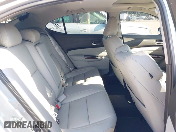 2015 Acura TLX V6 with VIN 19UUB2F32FA025334, listed as a IAAI auction lot 42099075 with 107,409 mi miles. Bid and sale history available at carsss.com. Image 8.