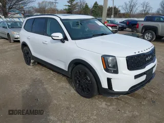2022 Kia Telluride EX with VIN 5XYP3DHC3NG204367, listed as a IAAI auction lot 41850949 with 87,394 mi miles and . Bid and sale history available at carsss.com. Image 1.