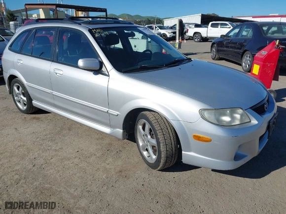 2002 Mazda Protege5 with VIN JM1BJ246X21467035, listed as a IAAI auction lot 41859444 with 150,585 mi miles. Bid and sale history available at carsss.com. Image 1.