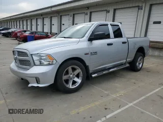 2014 Ram 1500 Express with VIN 1C6RR7FT3ES368750, listed as a Copart auction lot 52188615 with 147,829 mi miles and Salvage title. Bid and sale history available at DreamBid. Image 1.