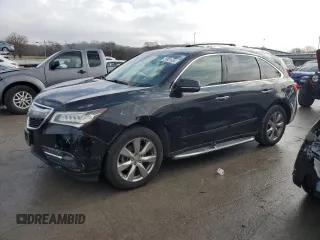 2014 Acura MDX Advance with VIN 5FRYD3H81EB004875, listed as a Copart auction lot 81801454 with 265,982 mi miles and Salvage title. Bid and sale history available at DreamBid. Image 1.