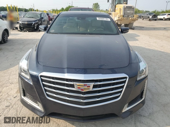 2017 Cadillac CTS Luxury AWD with VIN 1G6AX5SX7H0141380, listed as a Copart auction lot 58999135 with 91,003 mi miles and Salvage title. Bid and sale history available at DreamBid. Image 5.
