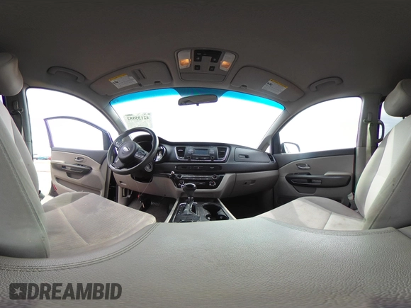 2017 Kia Sedona LX with VIN KNDMB5C18H6218659, listed as a IAAI auction lot 42135552 with 157,263 mi miles. Bid and sale history available at carsss.com. Image 18.