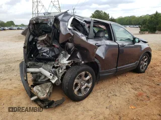 2017 Honda CR-V EX-L with VIN 7FARW1H87HE004506, listed as a Copart auction lot 52672355 with 43,519 mi miles and Salvage Title. Bid and sale history available at DreamBid. Image 3.