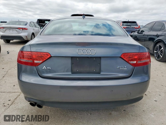 2012 Audi A5 Premium Plus z VIN WAULFAFR6CA030932, wystawiony jako Copart lot #55845575 z przebiegiem 99 283 mil mil oraz Szkoda całkowita • Salvage title. Historia ofert i sprzedaży dostępna na DreamBid. Obrazek 6.