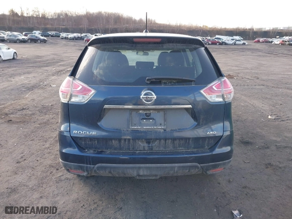 2016 Nissan Rogue S with VIN KNMAT2MV4GP690124, listed as a IAAI auction lot 41469641 with 94,629 mi miles. Bid and sale history available at carsss.com. Image 16.