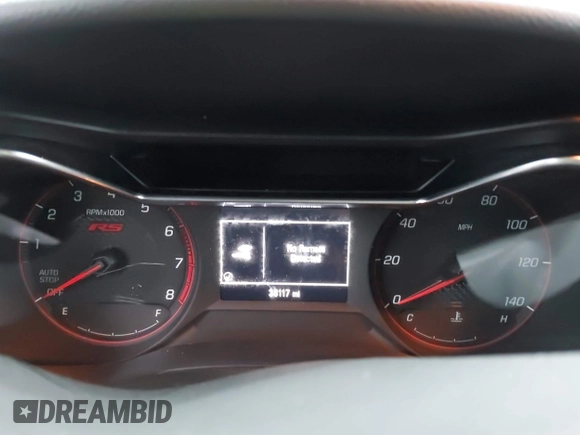 2022 Chevrolet TrailBlazer RS with VIN KL79MUSL3NB008452, listed as a IAAI auction lot 40890012 with 38,117 mi miles. Bid and sale history available at carsss.com. Image 7.