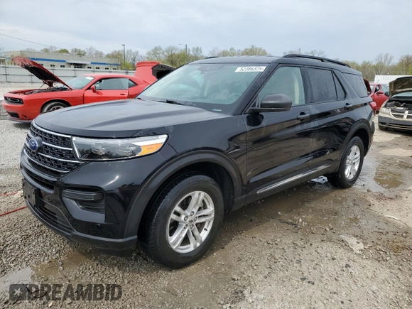 2020 Ford Explorer XLT z VIN 1FMSK8DH2LGB68702, wystawiony jako Copart lot #52386325 z przebiegiem 28 562 mil mil oraz Szkoda całkowita • Salvage title. Historia ofert i sprzedaży dostępna na DreamBid. Obrazek 1.