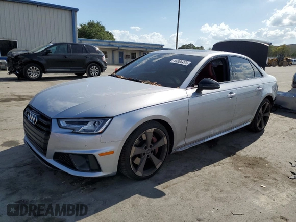 2019 Audi S4 Premium Plus with VIN WAUB4AF44KA079065, listed as a Copart auction lot 49865473 with 65,306 mi miles. Bid and sale history available at carsss.com. Image 1.