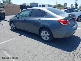 2013 Honda Civic Sdn LX with VIN 19XFB2F55DE286959, listed as a IAAI auction lot 42051407 with 233,383 mi miles. Bid and sale history available at carsss.com. Image 3.
