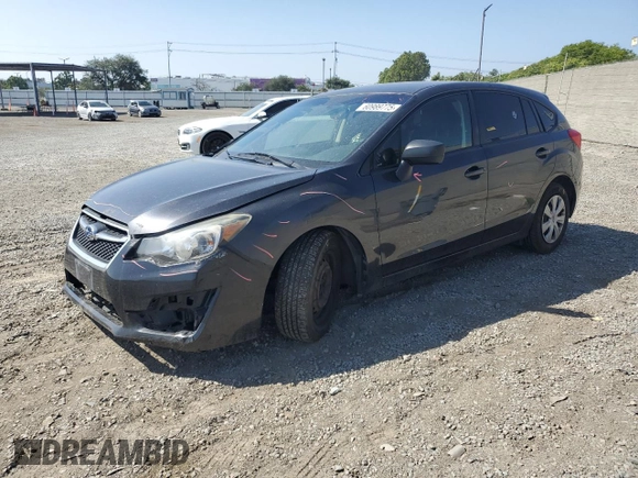 2016 Subaru Impreza 2.0i with VIN JF1GPAA69G8349565, listed as a Copart auction lot 60989775 with 124,007 mi miles and Salvage title. Bid and sale history available at DreamBid. Image 1.