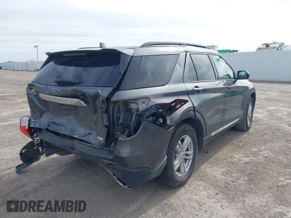 2020 Ford Explorer XLT z VIN 1FMSK7DH3LGA67680, wystawiony jako IAAI lot #41793104 z przebiegiem 57 409 mil mil oraz . Historia ofert i sprzedaży dostępna na DreamBid. Obrazek 6.