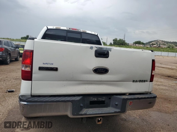 2005 Ford F-150 XLT with VIN 1FTRW12W05KE81229, listed as a Copart auction lot 62690935 with 186,423 mi miles and Clean title. Bid and sale history available at DreamBid. Image 6.
