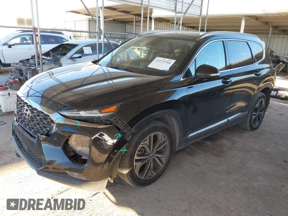 2019 Hyundai Santa Fe Ultimate with VIN 5NMS53AA3KH039879, listed as a IAAI auction lot 41223704 with 71,169 mi miles. Bid and sale history available at carsss.com. Image 17.