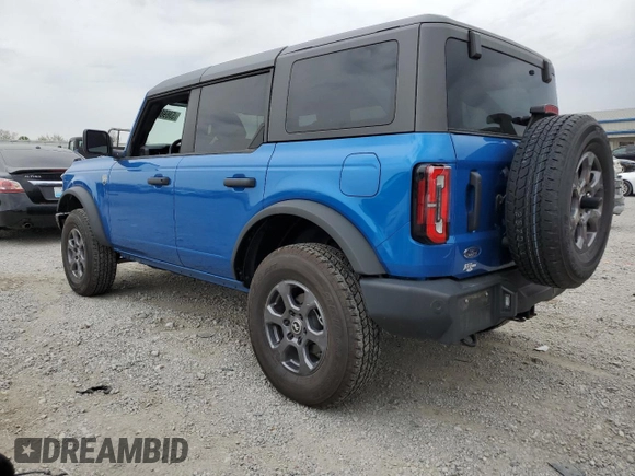 2023 Ford Bronco with VIN 1FMEE5BP5PLB60216, listed as a Copart auction lot 53698025 with 19,719 mi miles and Salvage title. Bid and sale history available at DreamBid. Image 2.