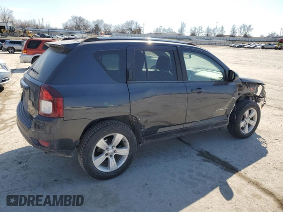 2015 Jeep Compass Latitude with VIN 1C4NJDEB0FD143083, listed as a Copart auction lot 47550745 with 79,898 mi miles and Salvage Title. Bid and sale history available at carsss.com. Image 3.