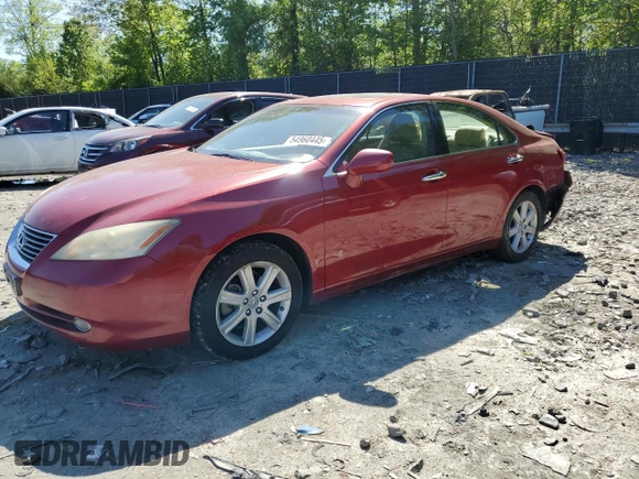 2009 Lexus ES 330 with VIN JTHBJ46G192309817, listed as a Copart auction lot 54960445 with 104,306 mi miles and Salvage Title. Bid and sale history available at DreamBid. Image 1.