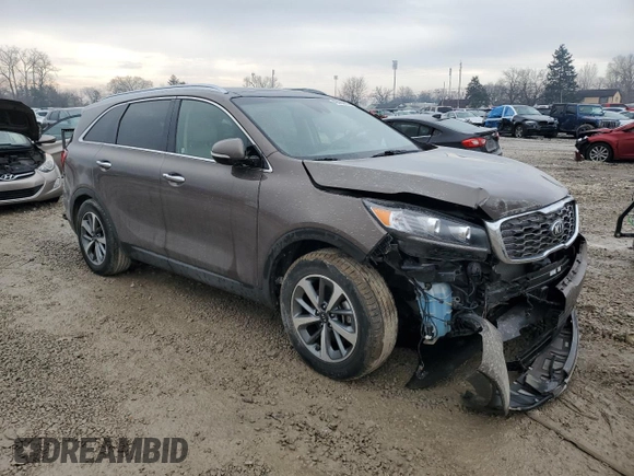 2019 Kia Sorento EX with VIN 5XYPH4A54KG499018, listed as a Copart auction lot 46420925 with 28,271 mi miles and Salvage Title. Bid and sale history available at carsss.com. Image 4.