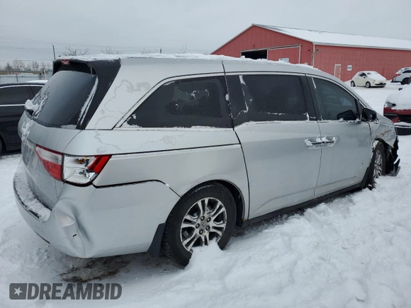 2012 Honda Odyssey EX with VIN 5FNRL5H41CB503321, listed as a Copart auction lot 41341325 with 270,085 mi miles and Salvage Title. Bid and sale history available at carsss.com. Image 3.