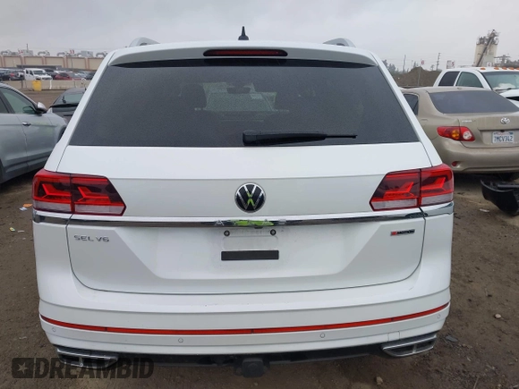 2022 Volkswagen Atlas 3.6L V6 SEL R-Line with VIN 1V2AR2CA5NC548221, listed as a IAAI auction lot 41781601 with 36,922 mi miles. Bid and sale history available at carsss.com. Image 16.