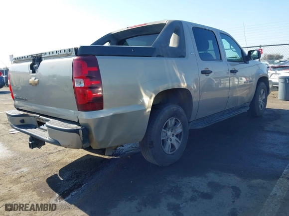2007 Chevrolet Avalanche LT w/3LT with VIN 3GNEC12J67G138356, listed as a IAAI auction lot 41457612 with 1 mi miles. Bid and sale history available at carsss.com. Image 4.
