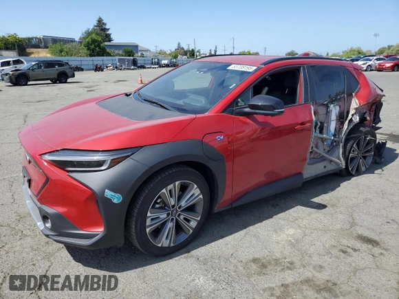 2023 Toyota bZ4X XLE with VIN JTMABABA6PA029338, listed as a Copart auction lot 53708195 with 5,743 mi miles and Salvage Title. Bid and sale history available at DreamBid. Image 1.