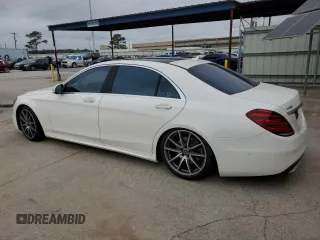 2018 Mercedes-Benz S 560 with VIN WDDUG8GB8JA415359, listed as a Copart auction lot 51053284 with 65,292 mi miles and Salvage Title. Bid and sale history available at DreamBid. Image 2.