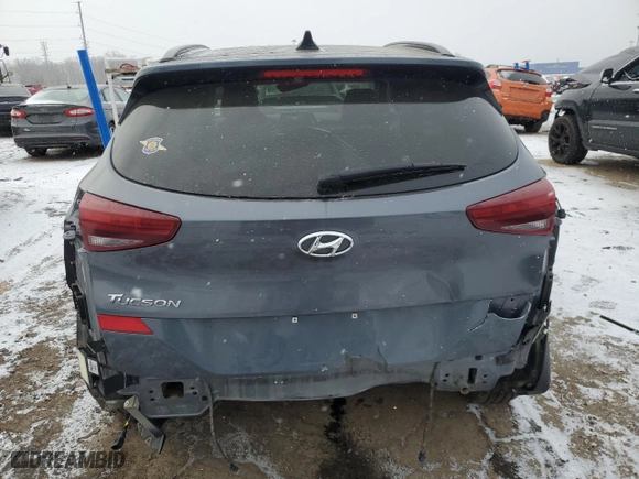 2021 Hyundai Tucson Limited with VIN KM8J33AL6MU336302, listed as a Copart auction lot 86527464 with 80,940 mi miles and Clean Title. Bid and sale history available at carsss.com. Image 6.