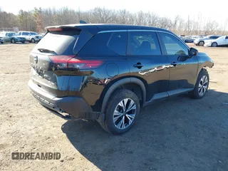 2023 Nissan Rogue SV with VIN JN8BT3BB1PW356355, listed as a IAAI auction lot 41417272 with 9,264 mi miles and . Bid and sale history available at DreamBid. Image 4.