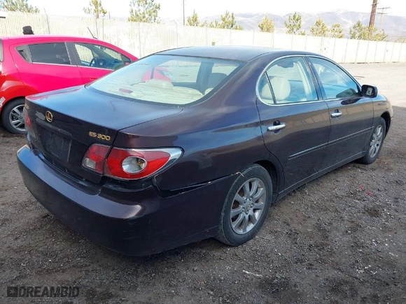 2003 Lexus ES 300 with VIN JTHBF30G730120905, listed as a IAAI auction lot 41271176 with NaN miles. Bid and sale history available at carsss.com. Image 4.