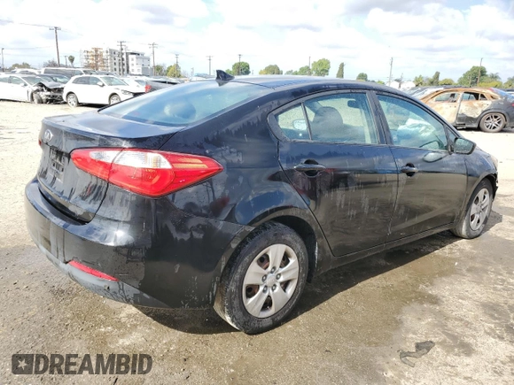 2016 Kia Forte LX with VIN KNAFK4A60G5619769, listed as a Copart auction lot 51306345 with 69,031 mi miles and Salvage Title. Bid and sale history available at carsss.com. Image 3.
