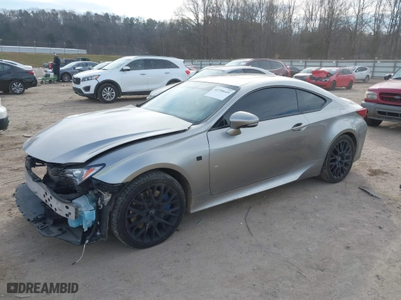 2017 Lexus RC with VIN JTHHE5BC3H5016957, listed as a IAAI auction lot 41190649 with 71,401 mi miles. Bid and sale history available at carsss.com. Image 2.