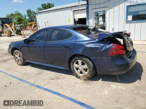 2008 Pontiac Grand Prix with VIN 2G2WP552X81103699, listed as a Copart auction lot 61565325 with 130,886 mi miles and Salvage title. Bid and sale history available at DreamBid. Image 2.