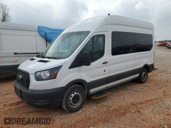 2024 Ford Transit with VIN 1FDAX2X87RKA56893, listed as a Copart auction lot 51166465 with 10,273 mi miles and Non repairable. Bid and sale history available at DreamBid. Image 1.