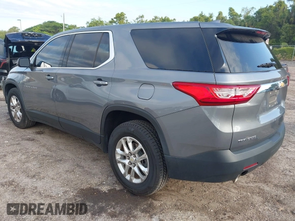 2020 Chevrolet Traverse LS z VIN 1GNERFKW2LJ276394, wystawiony jako IAAI lot #42167725 z przebiegiem 55 975 mil mil oraz . Historia ofert i sprzedaży dostępna na DreamBid. Obrazek 3.