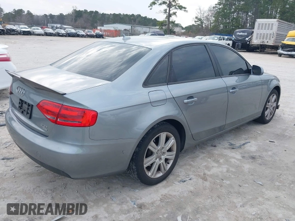 2010 Audi A4 2.0T Premium with VIN WAUBFAFL5AN018221, listed as a IAAI auction lot 41489613 with 122,309 mi miles. Bid and sale history available at carsss.com. Image 4.