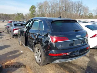 2023 Audi Q5 Premium with VIN WA1ABAFYXP2054089, listed as a IAAI auction lot 41618177 with 24,771 mi miles and . Bid and sale history available at DreamBid. Image 3.