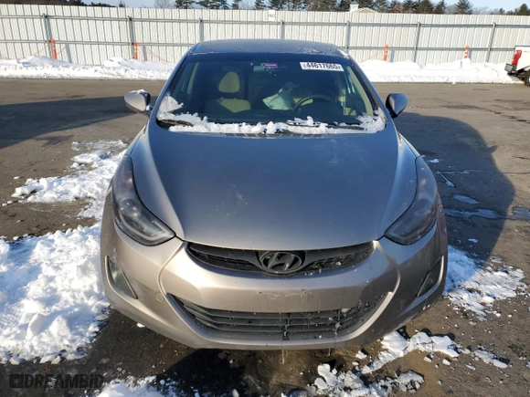 2013 Hyundai Elantra GLS PZEV with VIN 5NPDH4AE7DH378451, listed as a Copart auction lot 44617665 with 95,414 mi miles and Salvage Title. Bid and sale history available at carsss.com. Image 5.