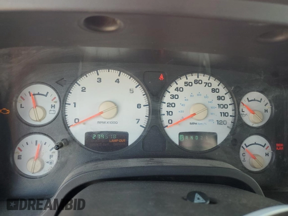 2003 Dodge 1500 ST z VIN 1D7HA18Z03S122834, wystawiony jako Copart lot #75318194 z przebiegiem 279 518 mil mil oraz Szkoda całkowita • Salvage title. Historia ofert i sprzedaży dostępna na DreamBid. Obrazek 9.