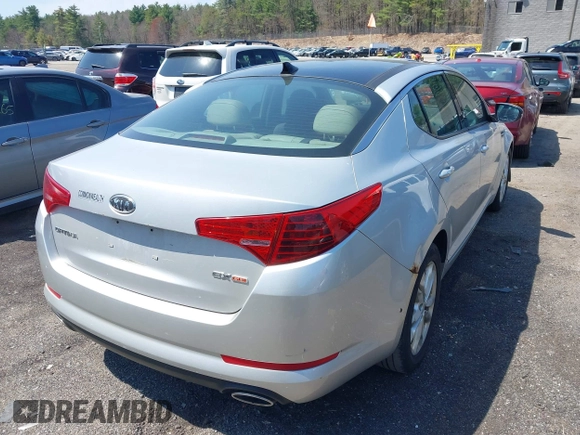 2012 Kia Optima EX with VIN 5XXGN4A75CG034585, listed as a IAAI auction lot 42105669 with 274,708 mi miles. Bid and sale history available at carsss.com. Image 4.
