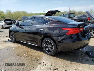 2017 Nissan Maxima SV with VIN 1N4AA6AP0HC410930, listed as a Copart auction lot 53498195 with 54,178 mi miles and Salvage Title. Bid and sale history available at DreamBid. Image 2.