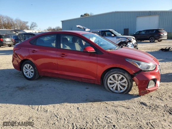 2020 Hyundai Accent SEL with VIN 3KPC24A62LE106575, listed as a Copart auction lot 46901255 with 89,477 mi miles and Salvage Title. Bid and sale history available at carsss.com. Image 4.