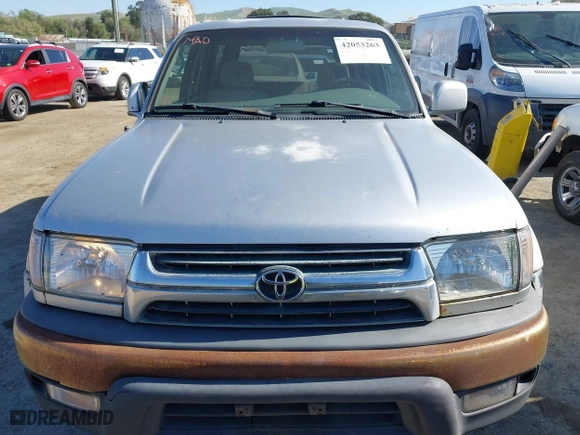 2001 Toyota 4Runner SR5 with VIN JT3HN86R010359850, listed as a IAAI auction lot 42053263 with 294,884 mi miles. Bid and sale history available at carsss.com. Image 6.