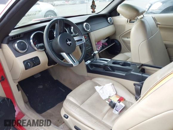 2007 Ford Mustang Deluxe with VIN 1ZVFT84N675296027, listed as a IAAI auction lot 41854793 with Not Provided miles and . Bid and sale history available at carsss.com. Image 5.