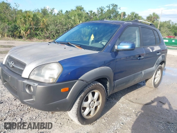 2005 Hyundai Tucson GLS with VIN KM8JN72D25U062364, listed as a IAAI auction lot 42247915 with 214,068 mi miles and . Bid and sale history available at DreamBid. Image 2.