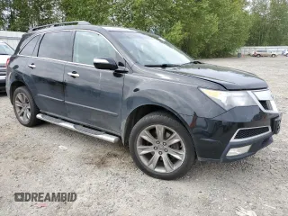 2010 Acura MDX Advance with VIN 2HNYD2H57AH503700, listed as a Copart auction lot 55682604 with 161,678 mi miles and Salvage Title. Bid and sale history available at DreamBid. Image 4.