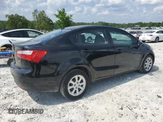2014 Kia Rio LX with VIN KNADM4A37E6347641, listed as a Copart auction lot 55149355 with 147,810 mi miles and Clean Title. Bid and sale history available at DreamBid. Image 3.