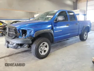 2007 Dodge 1500 ST with VIN 1D7HU18P67J609103, listed as a Copart auction lot 46133365 with 151,211 mi miles and Salvage Title. Bid and sale history available at DreamBid. Image 1.