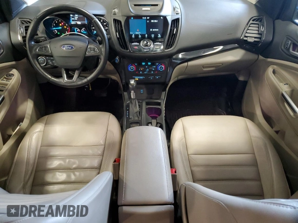 2017 Ford Escape Titanium with VIN 1FMCU9JD2HUB41143, listed as a Copart auction lot 52206015 with 126,277 mi miles and Non Repairable. Bid and sale history available at carsss.com. Image 8.